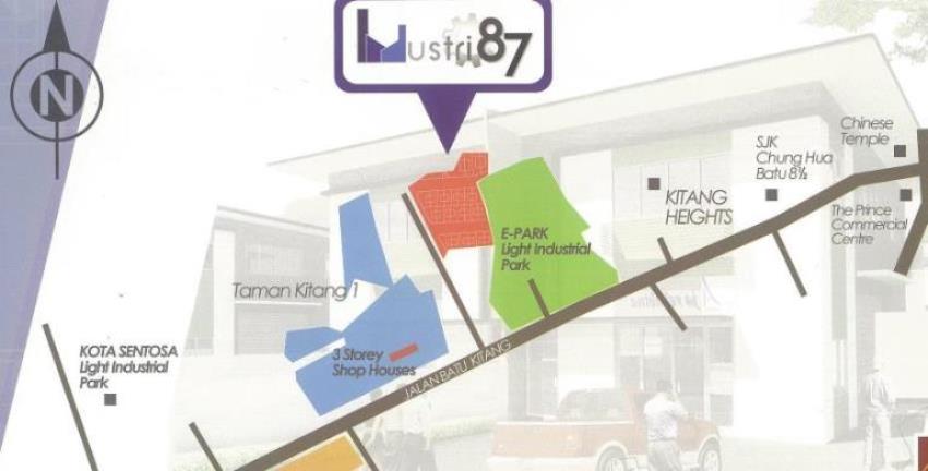 2/S semi detached factory at Batu Kitang @ 7th Mile